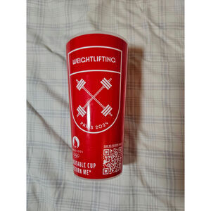 Paris 2024 Olympics Coca Cola Red Souvenir Reusable Stadium Cup